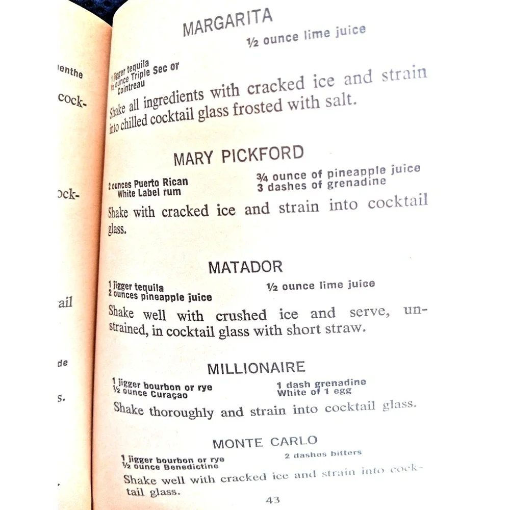 Heublein's Manhattan & Extra Dry Martini Cocktails (1969)‎ - Vintage Paperback